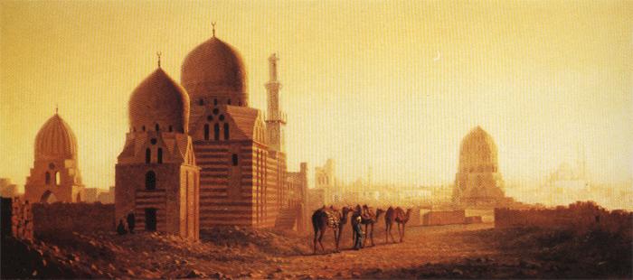 Sanford Gifford Tombs of the Mameluks oil painting image